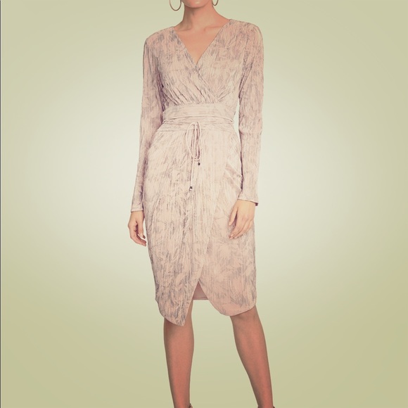 rachel roy faux wrap dress